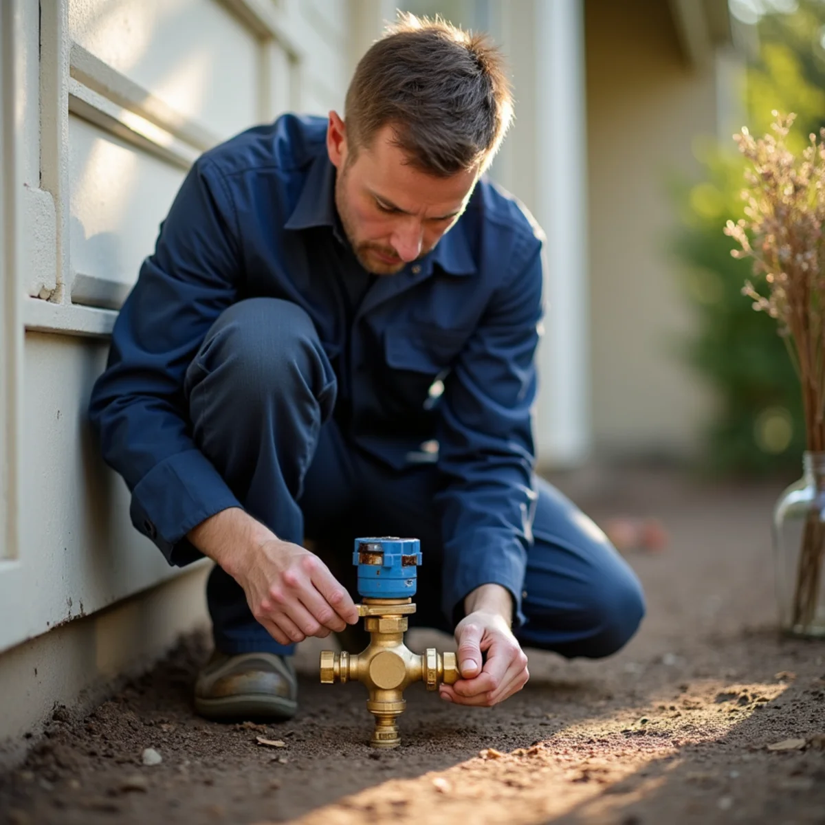 Failing water pressure regulator on a home main line