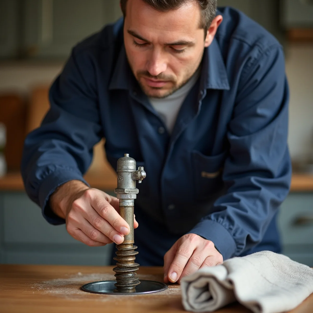 Slow clogged drain line mistaken for low water pressure