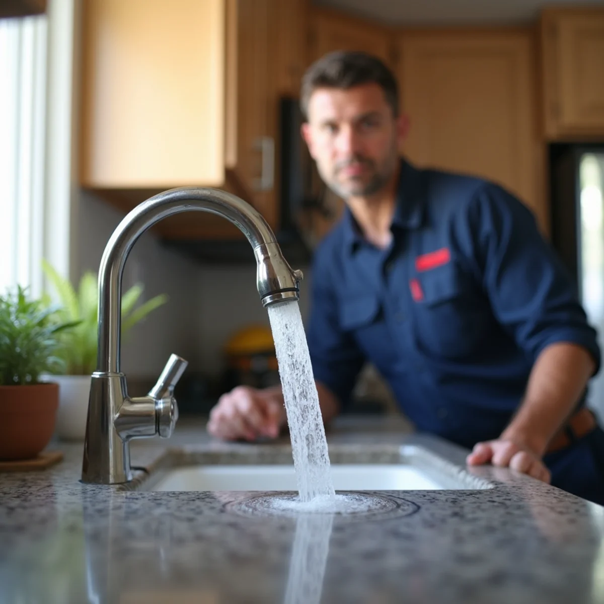 Low water pressure from a showerhead in an El Dorado Hills, California bathroom