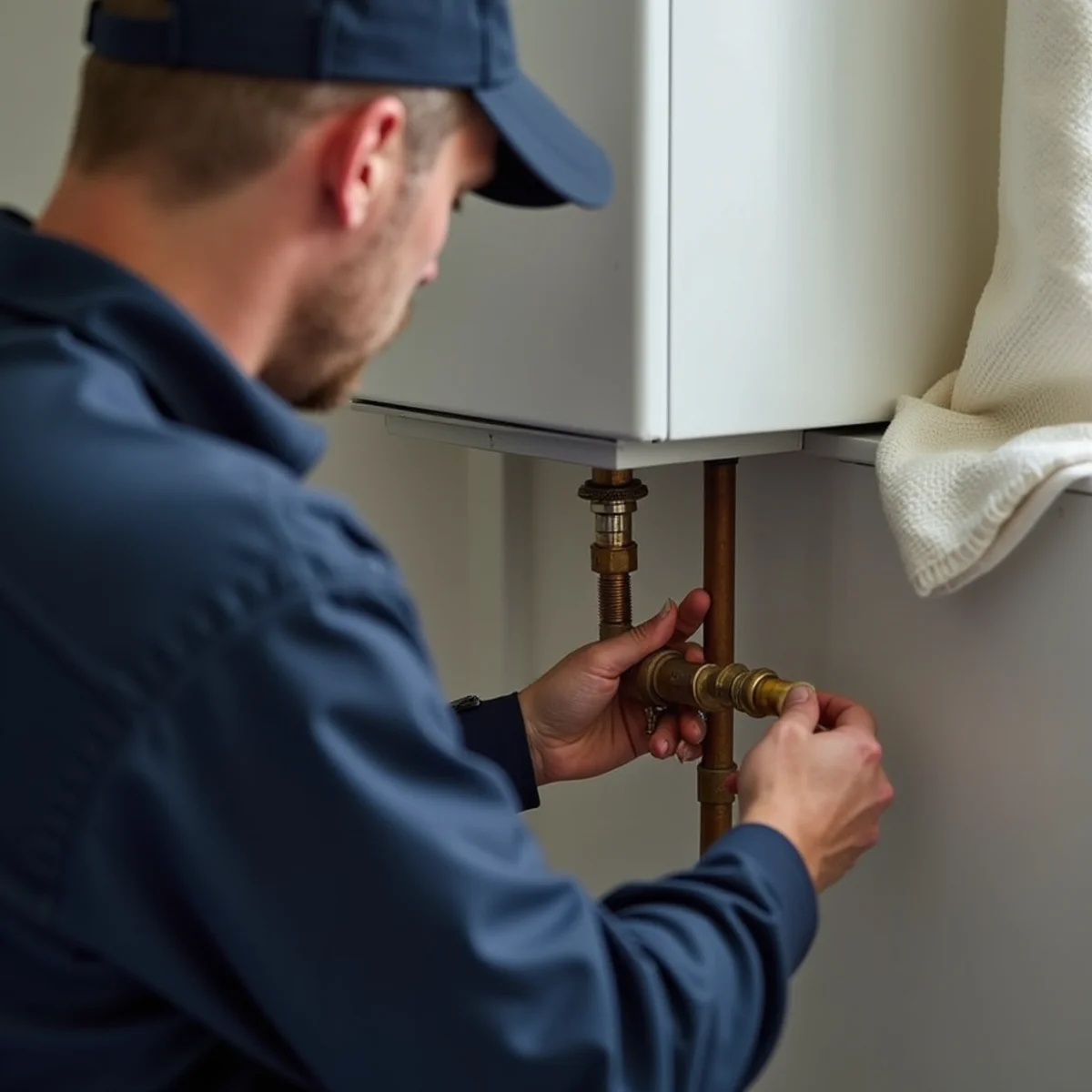 Water Heater Repair & Installation in progress at an El Dorado Hills home